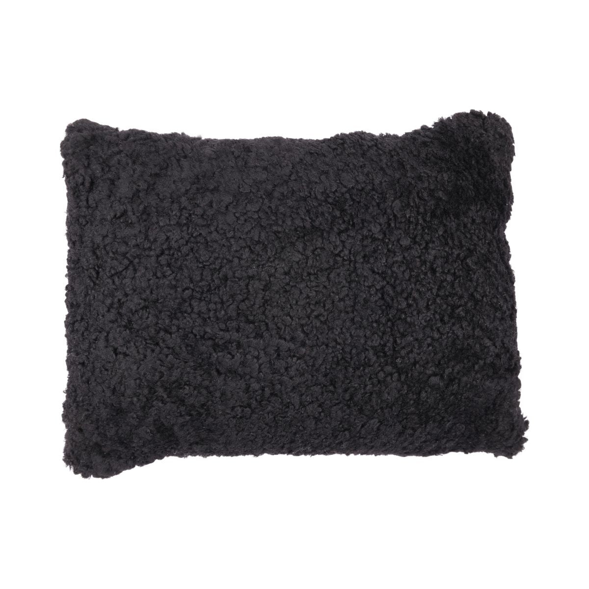 Sheepskin Cushion | Short Wool | New Zealand | 35x45 cm Black