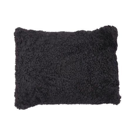 Sheepskin Cushion | Short Wool | New Zealand | 35x45 cm Black