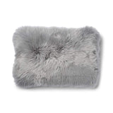 Long Wool Sheepskin Cushion | 52x52 cm | 34x52 cm Stone/Light Grey