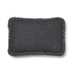 Short-Wool Sheepskin Cushion | SW trim | 34x52 cm Rock/Graphite