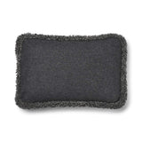 Short-Wool Sheepskin Cushion | SW trim | 52x52 cm | 34x52 cm Rock/Graphite