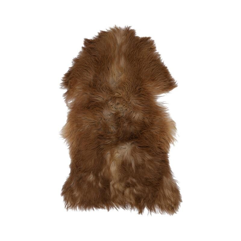 Eco Sheepskin | Mongolia | Natural Brown | approx. 90x60 cm Natural Red Brown