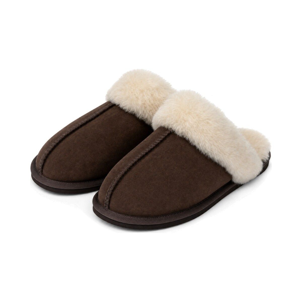 Nordic Sheepskin Slipper Chocolate