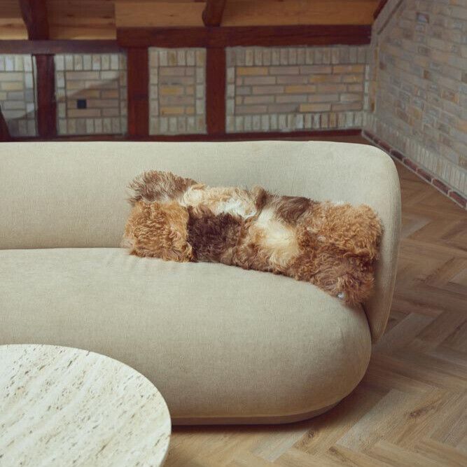 Tigrado Lamb Cushion | Doublesided Black/White Mix