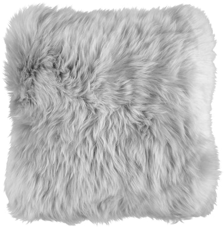 Long-Wool Sheepskin Cushion | 35x35 cm