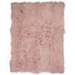 Throw of Curly Sheepskin | 140x180 cm Rosa