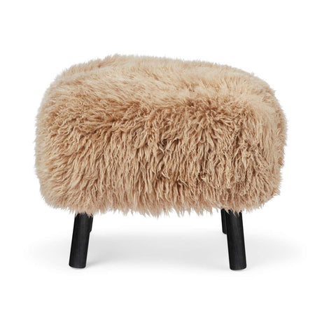 Emil Foot Rest | Long Wool Honey