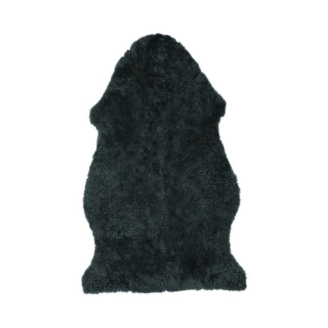 New Zealand Sheepskin | Premium | Short Curly Wool | Rug 90 cm Blue Grey