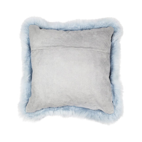 Sheepskin Cushion | Long Wool | New Zealand | 50x50 cm Blue-Grey