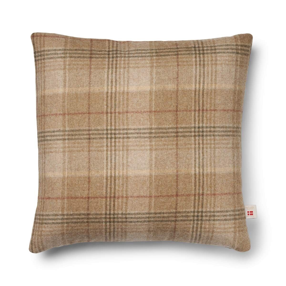 Doublesided Wool Cushion | 52x52 cm | 34x52 cm Sand-Beige