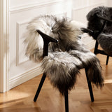 Icelandic Sheepskin | Long Wool | 100-120 cm Natural Grey