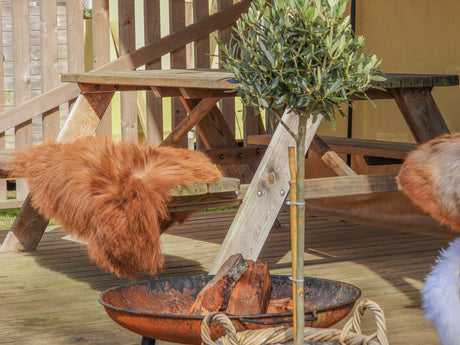 Eco Sheepskin | Mongolia | Natural Brown | approx. 90x60 cm Natural Red Brown