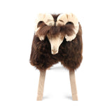 Alpine Sheep Sculpture Natural Brown