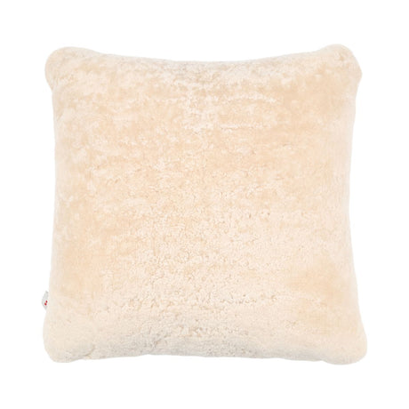 Premium Sheepskin Cushion | Short Wool | New Zealand | Doublesided Beige