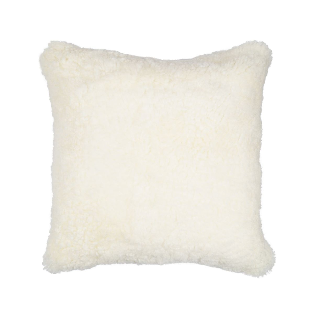 Sheepskin Cushion | Short Wool | New Zealand | 40x40 cm White