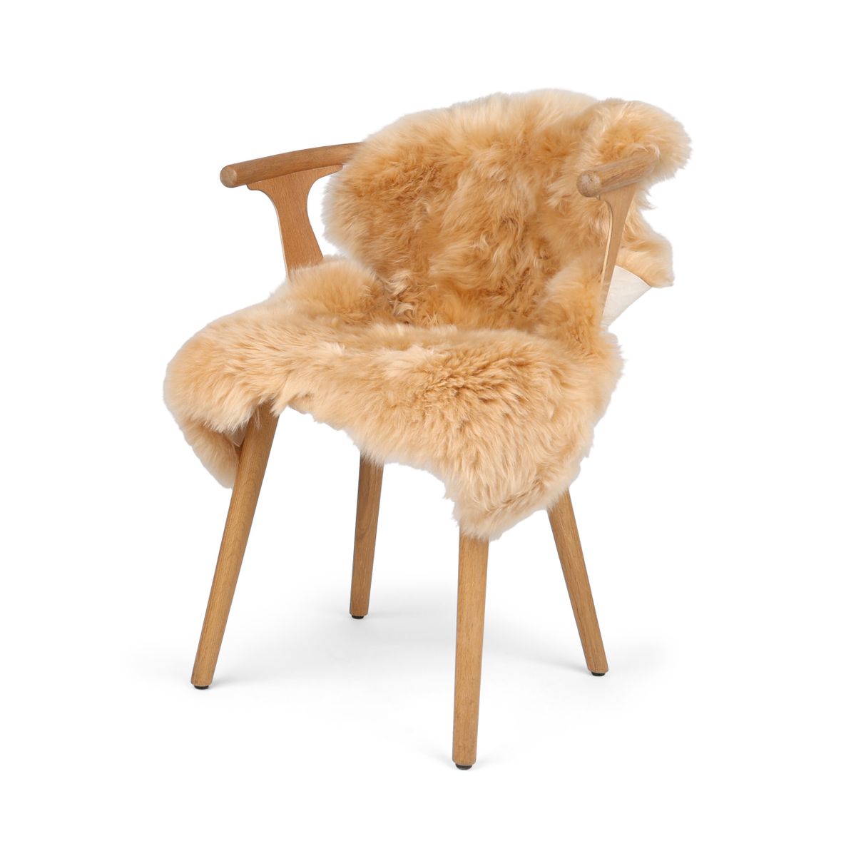 Merino Sheepskin Dyed | New Zealand | Long Wool | approx. 90x60 cm