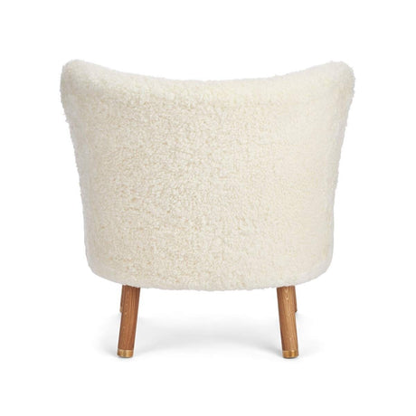 Emil Lounge Chair | Short Wool Ivory