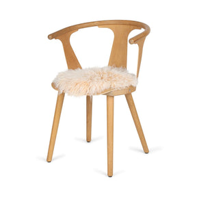 Seat Cover | Long Wool | ø34 cm Arctic Sunrise