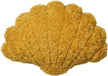 Short Wool Shell Cushion | Small | Medium | Large Coral Yellow