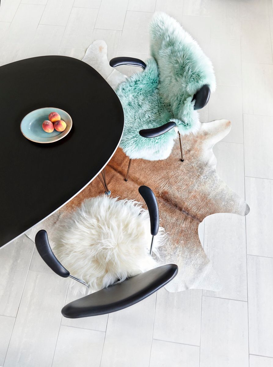 Premium Natural Cowhides | Brazil Champagne