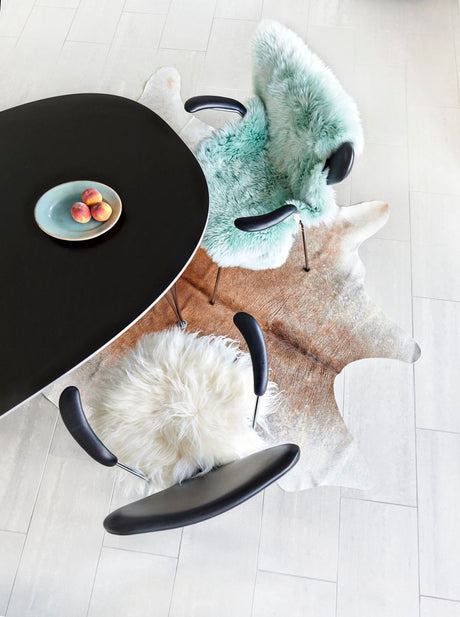 New Zealand Sheepskin | Long Wool | 100 cm Turquoise