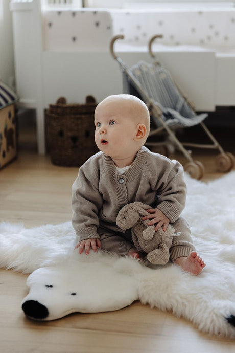 Polar Bear Rug | New Zealand | 130x80 cm Black/White