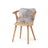 Sheepskin Cushion | Long Wool | New Zealand | 40x40 cm Light/Ash/Grey