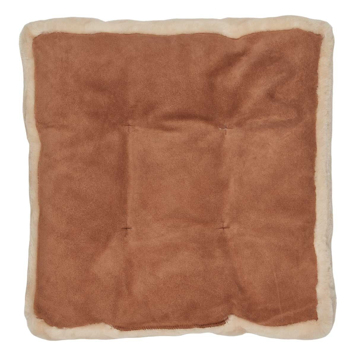 Moccasin Seat Cover | Calfleather backing Natural