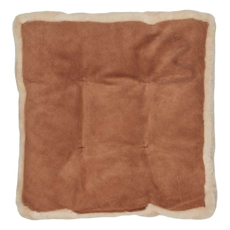 Moccasin Seat Cover | Calfleather backing Natural