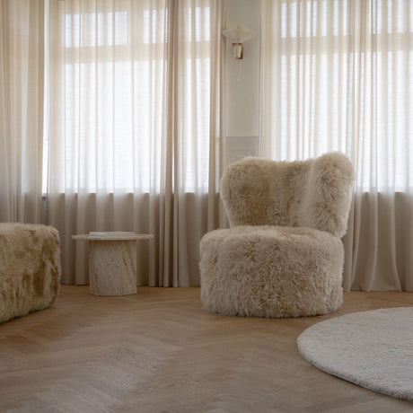 Skandi Round Chair Linen