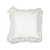 Sheepskin Cushion | Tibet | 50x50 cm Snow White