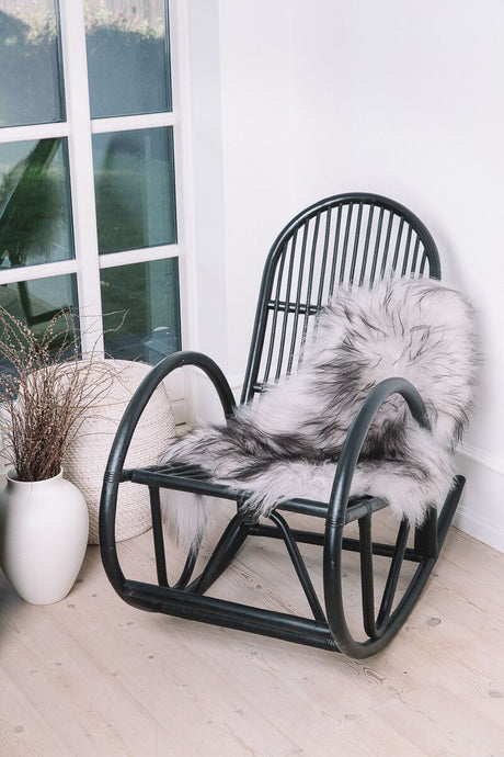 Icelandic Sheepskin | Natural Colors | Long Wool | 90 cm Grey Brisa