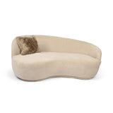 Cushion Cover | Long Wool | New Zealand | 40x40 cm Taupe