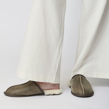 Mens Slipper Black Nappa