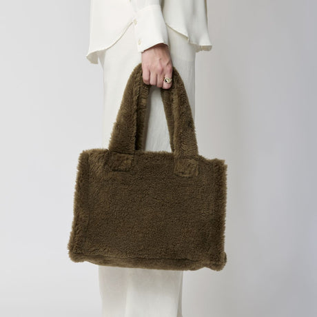 Mini Glory Shopper Leather Brown