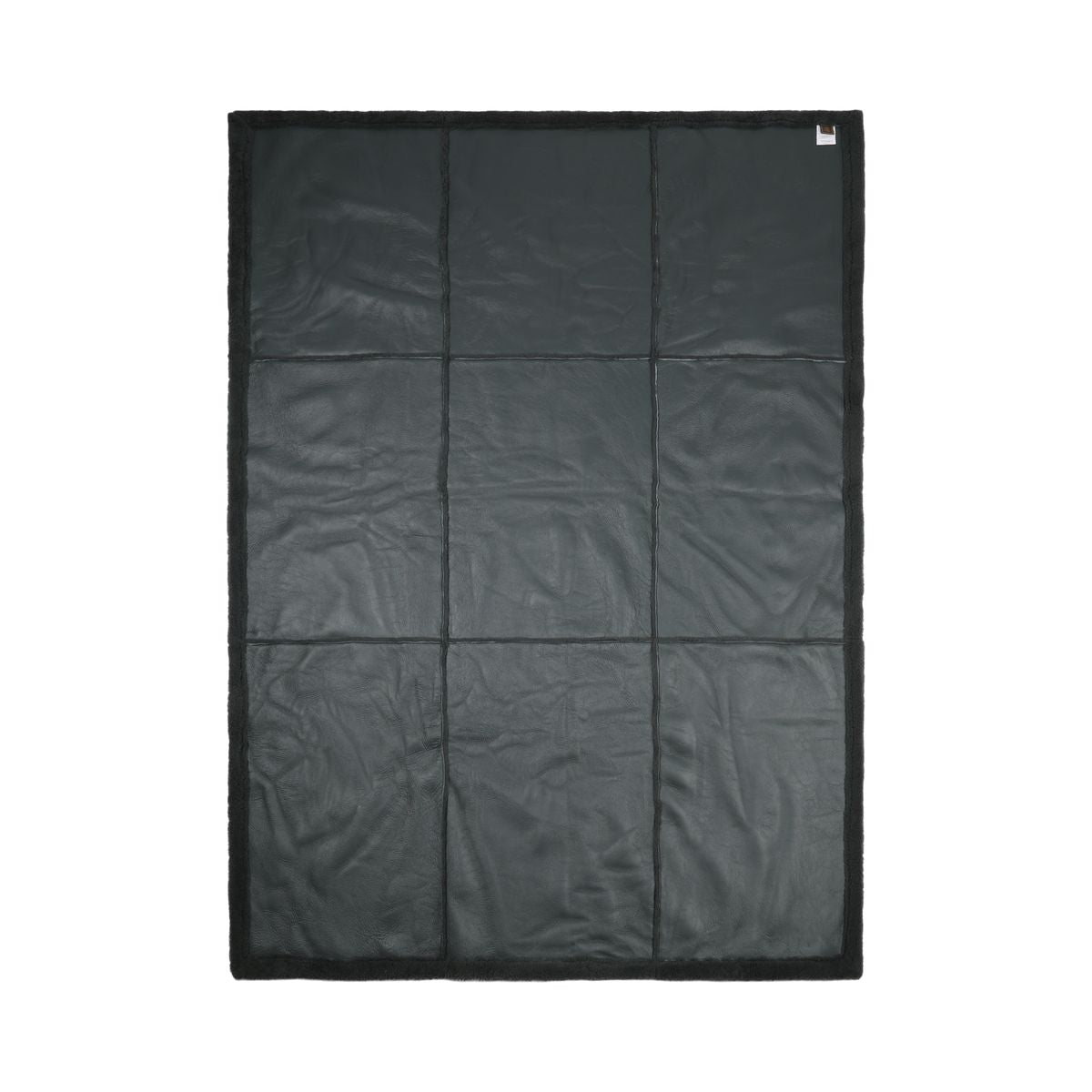 Addison Throw | Double Face Sheepskin | Short Wool Blue Grey