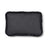 Short-Wool Sheepskin Cushion | SW trim | 52x52 cm | 34x52 cm Charcoal/Anthracite