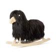 Rocking Sheep | Icelandic Long Wool | L85xW25xH60 cm | Large Blacky