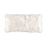 Alpaca Cushion | Long Wool White