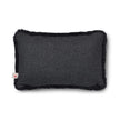 Short Wool Sheepskin Cushion | Two-sided |52x52 cm  | 34x52 cm  Charcoal/Black