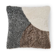 Short Wool Sheepskin Cushion | Doublesided | 46x46 cm