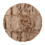 Long Wool Sheepskin Design Rug | Ø140 cm
