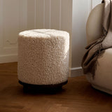 Simon Stool | Short Wool Anthracite