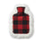 Hot Water Bottle | Sheepskin and Wool | 37x27 cm Rob Roy Tartan Red/Ivory