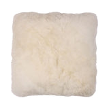 Alpaca Cushion | Doublesided | Short Wool White