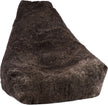 Sheepskin Bean Bag Chair | Short Wool | 100x100x80 cm Cappuccino