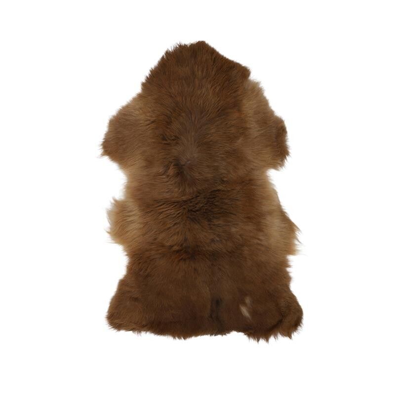 Eco Sheepskin | Mongolia | Natural Brown | approx. 90x60 cm Natural Red Brown