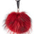 Pom Pom Keyring  Rouge