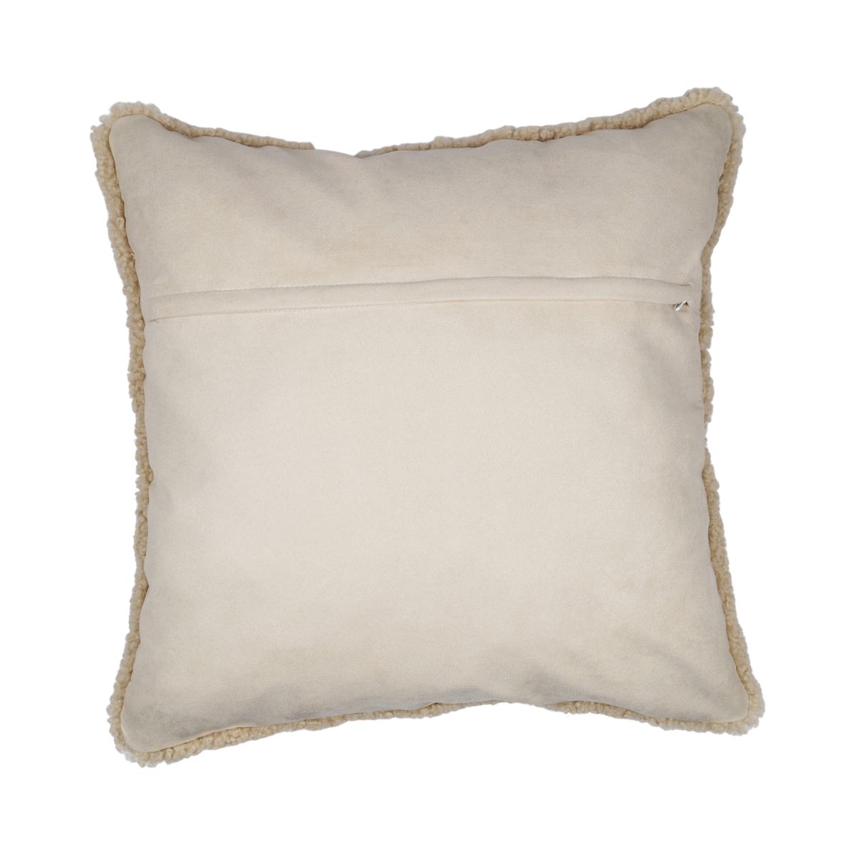 Sheepskin Cushion | Short Wool | New Zealand | 50x50 cm Moon Light