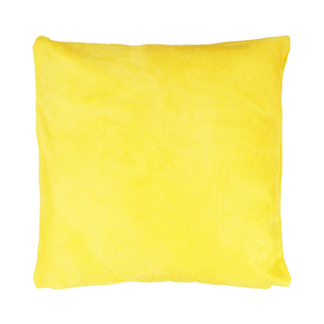 Premium Cowhide Cushion | Doublesided | Pattern  Bright Yellow